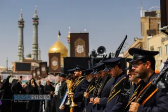 دسته عزاداری خادمان کریمه اهل&zwnj;بیت (ع) در روز شهادت امام رئوف (ع)