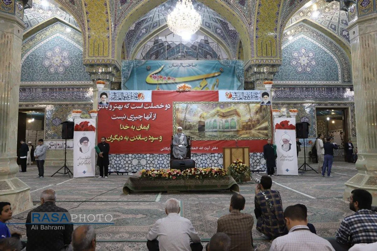 جشن میلاد حضرت امام حسن عسکری (علیه السلام) در مسجد امام عسکری (ع)