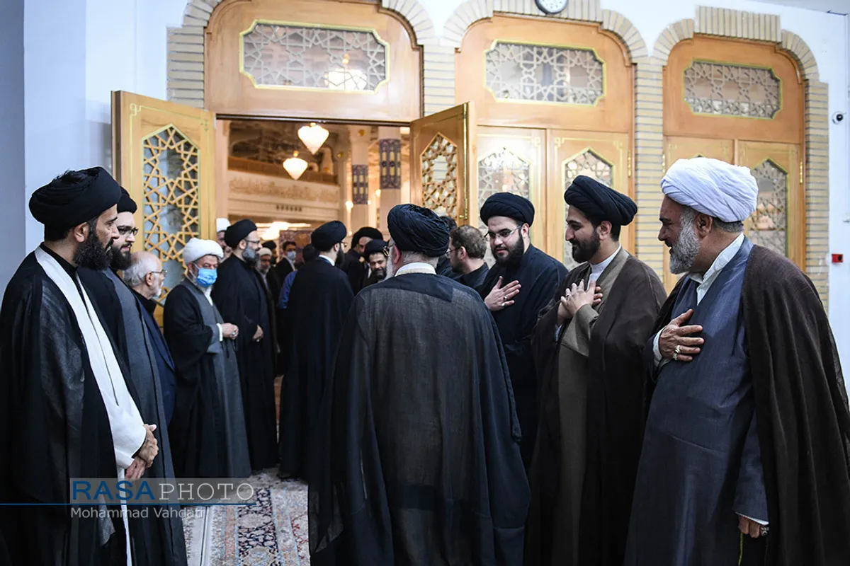 مراسم چهلمین روز ارتحال آیت الله علوی گرگانی