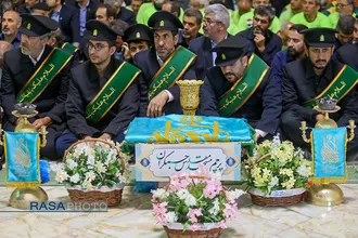 مراسم خطبه خوانی با حضور تولیت&zwnj;های اعتاب مقدس در حرم حضرت فاطمه معصومه (س)