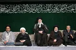 مراسم عزاداری حضرت اباعبدالله الحسین (علیه&zwnj;السلام) در شب تاسوعا با حضور رهبر انقلاب