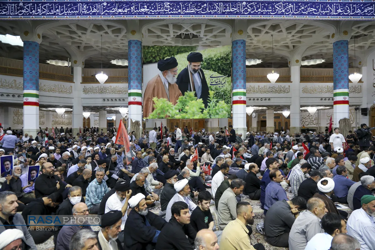 مراسم بزرگداشت چهلم تشییع و تدفین &laquo;آقای شهید ایران&raquo; در قم
