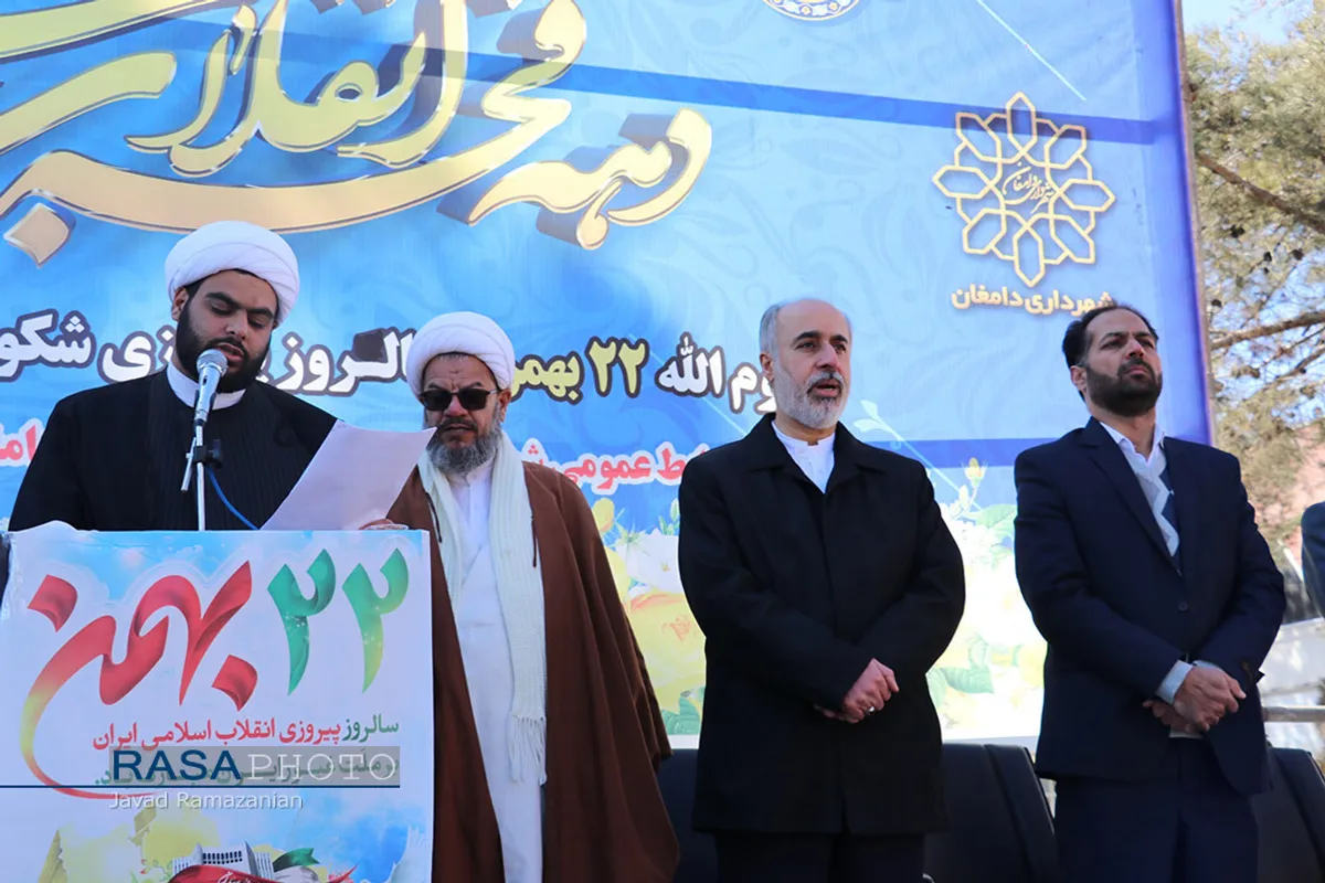 راهپیمایی باشکوه ۲۲ بهمن ۱۴۰۱ در دامغان