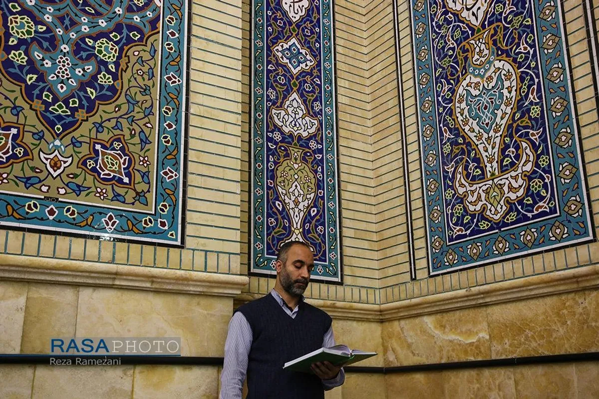 مراسم معنوی اعمال "ام داوود" در مسجد مقدس جمکران