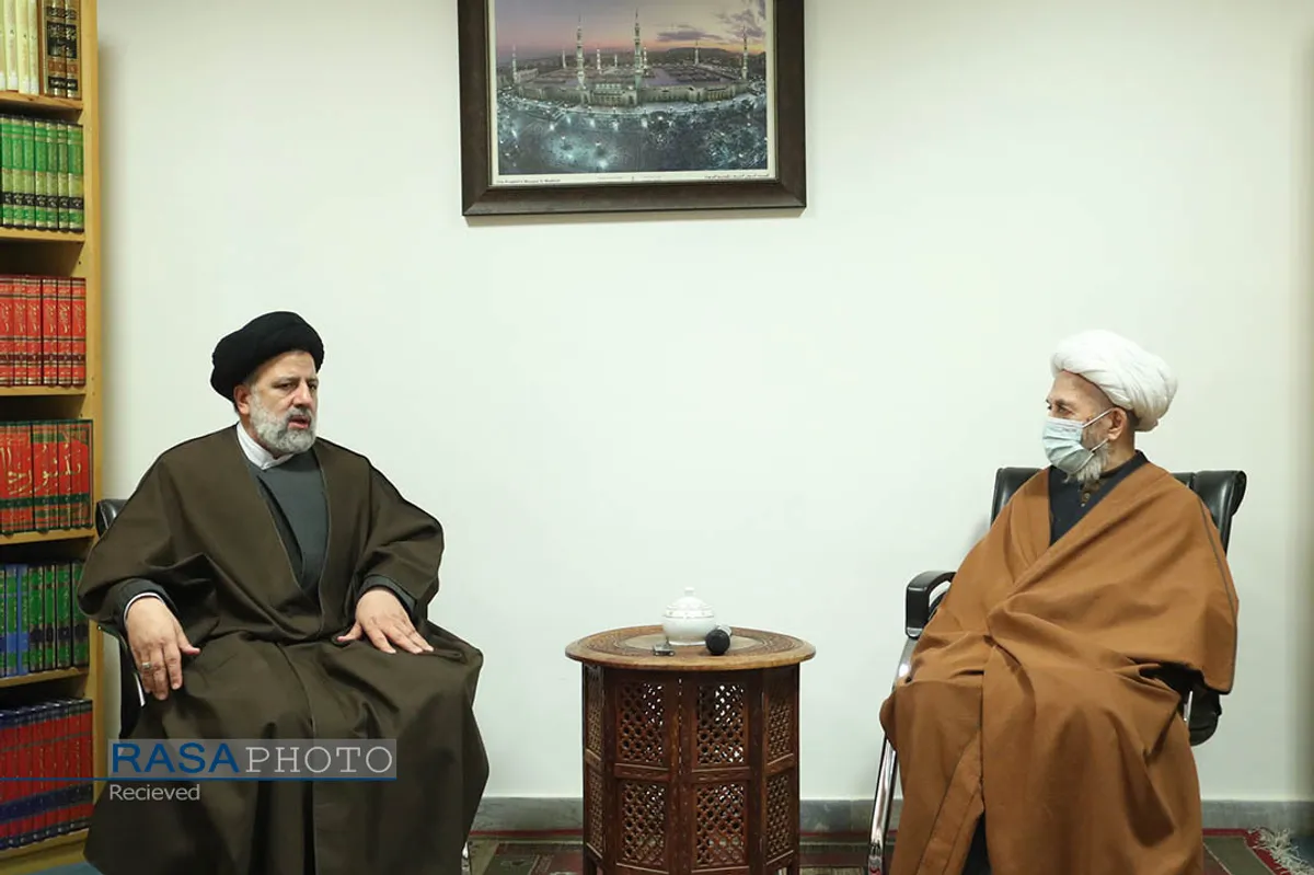 دیدار سید ابراهیم رئیسی، رئیس جمهور با حضرت آیت الله سبحانی