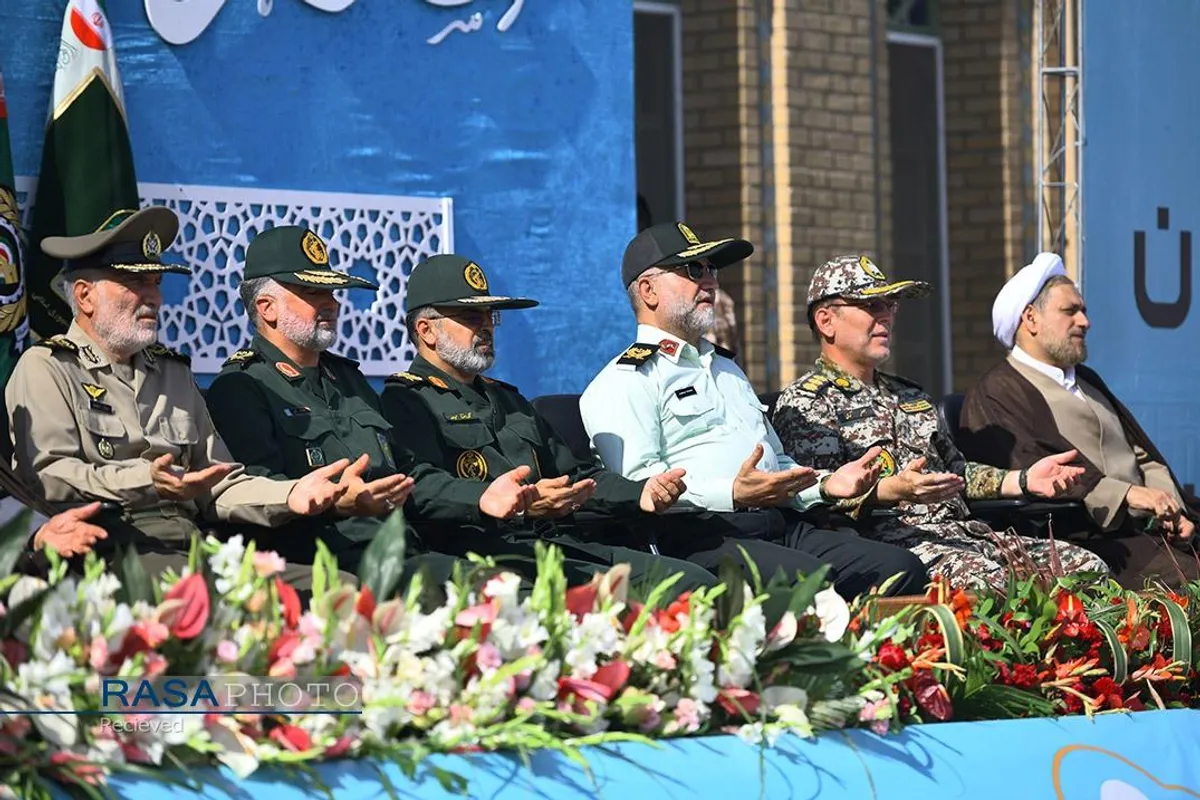 صبحگاه مشترک نیروی&zwnj;های مسلح در مسجد مقدس جمکران