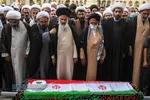 تشییع پیکر پاک شهید حجت&zwnj;الاسلام حجت اعتبار در قم