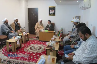 دیدار مدیرعامل خبرگزاری رسا با نماینده ولی فقیه و رییس حوزه علمیه استان سمنان