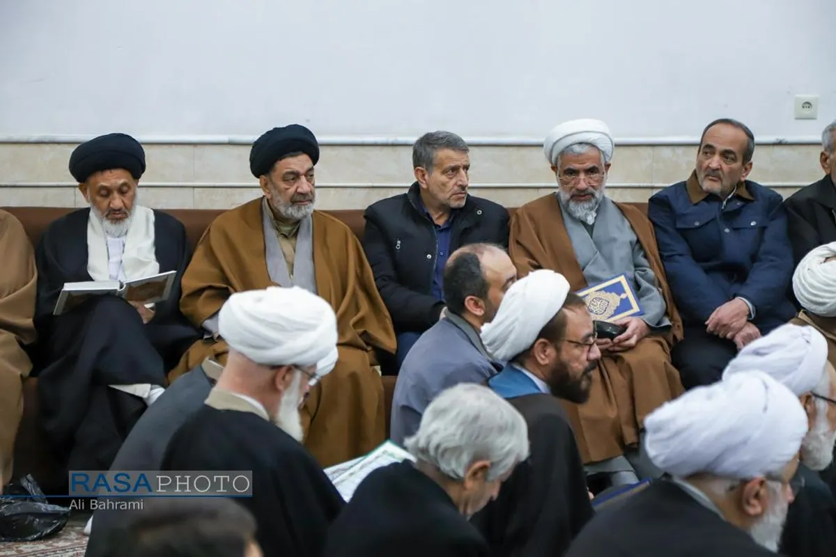 مراسم ختم مرحوم حجت الاسلام سقای بی&zwnj;ریا در قم