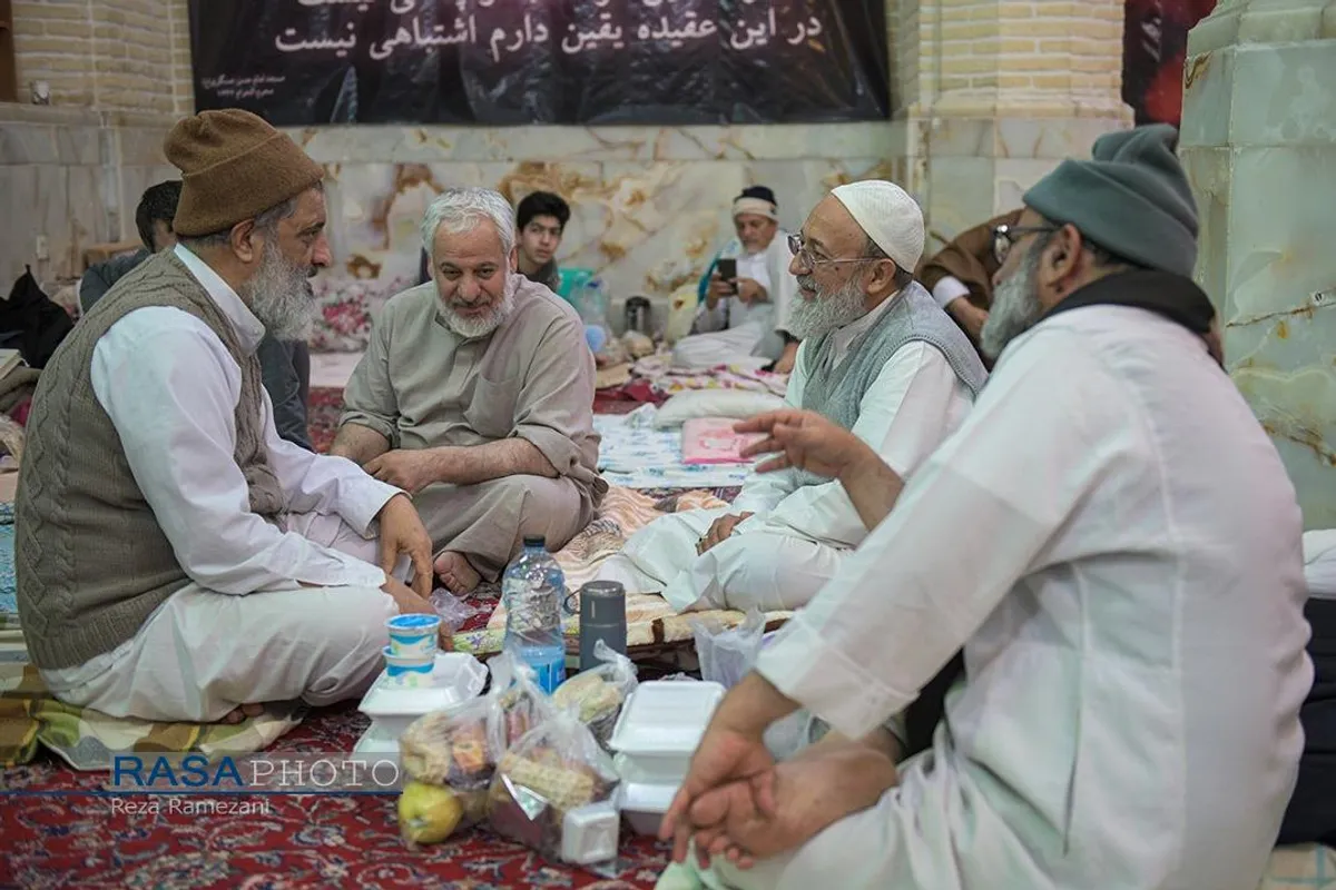 مراسم معنوی اعتکاف در قم