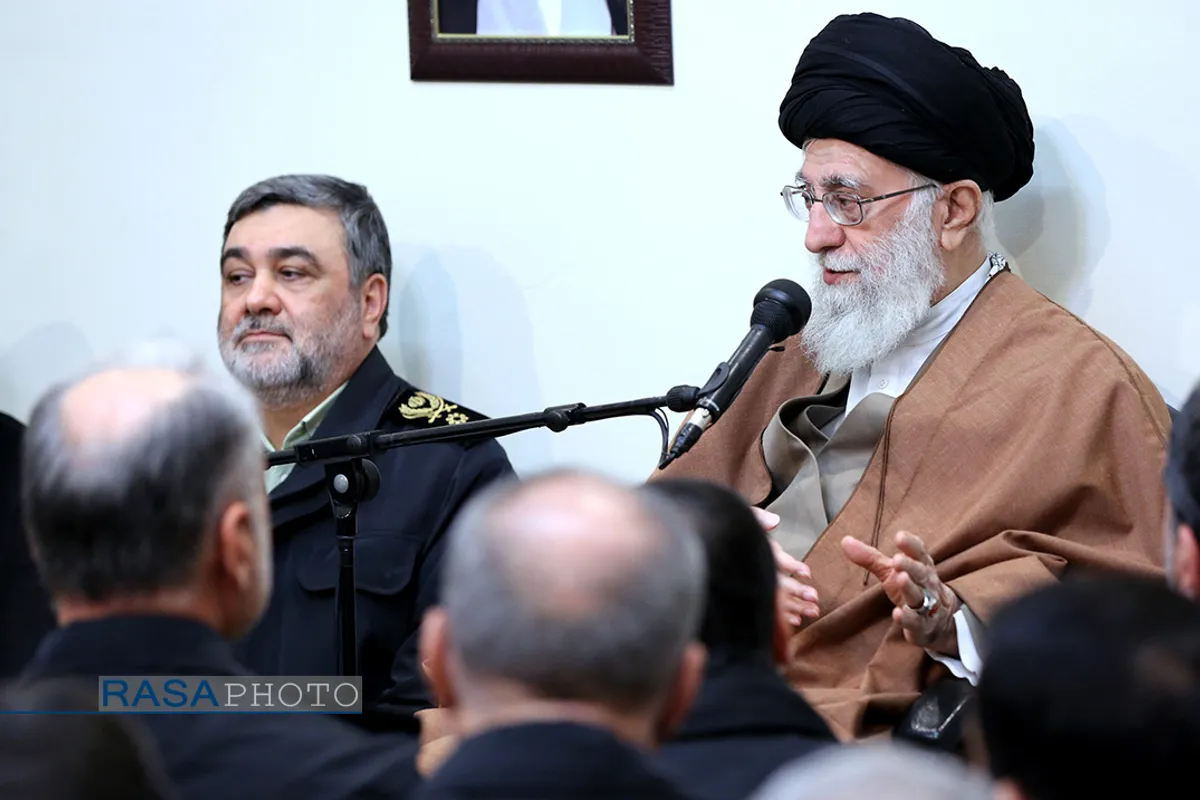 دیدار فرماندهان نیروی انتظامی با فرمانده کل قوا