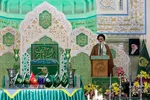 آیین تعویض پرچم گنبد منور رضوی در روز میلاد امام رضا(علیه&zwnj;السلام)