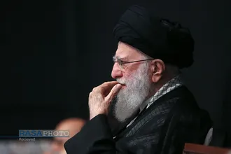 مراسم عزاداری شب تاسوعای حسینی (علیه&zwnj;السلام) در حسینیه امام خمینی (ره)