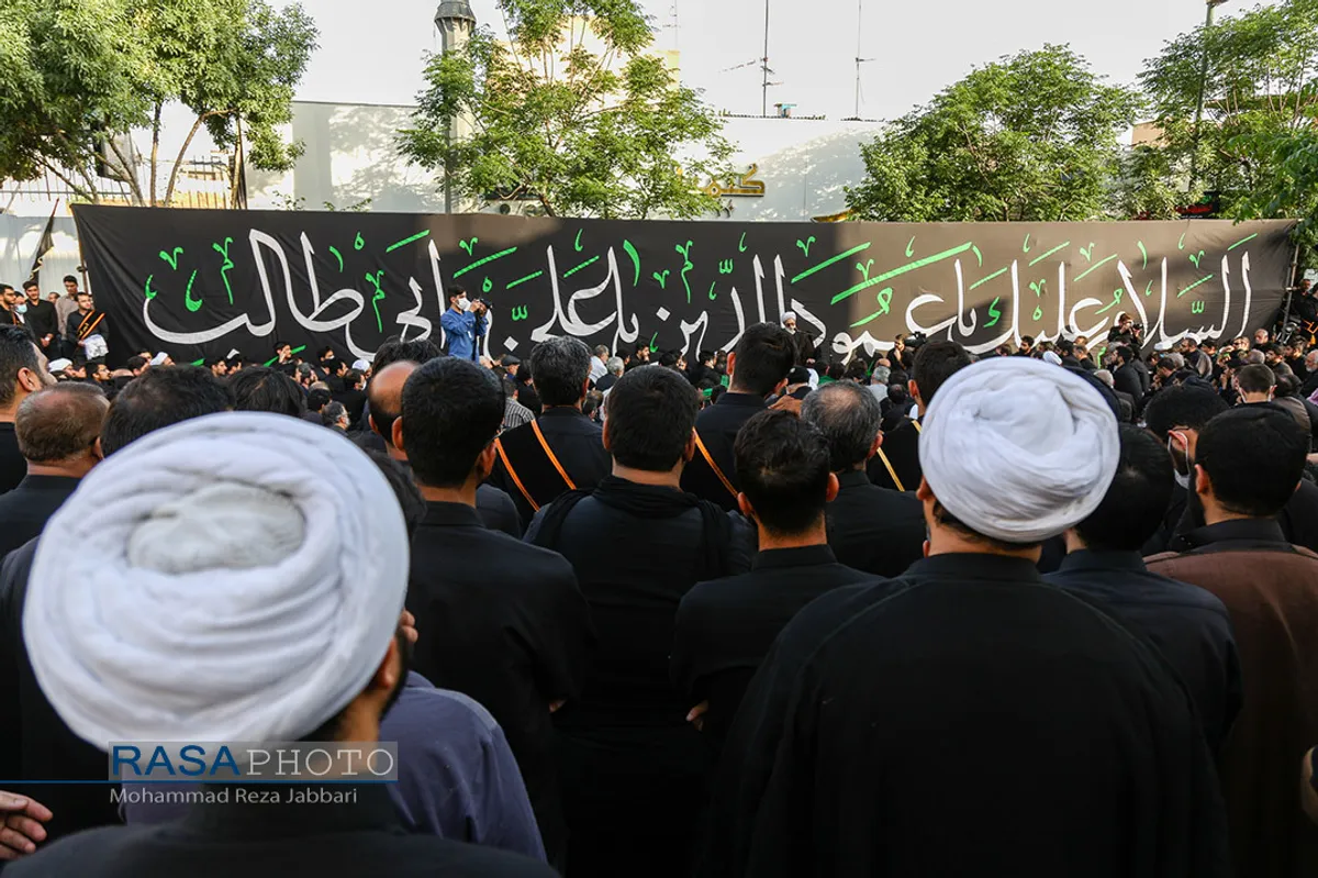 عزاداری روز شهادت حضرت امیرالمومنین علی (علیه السلام) با حضور حضرت آیت الله وحید خراسانی