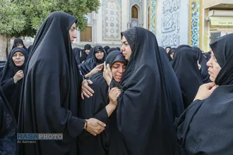 تشییع پیکر ۲ شهید جنگ تحمیلی سوم در قم