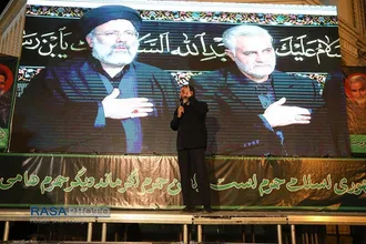 تجمع مردم قم در امتداد ابراهیم جهت اعتلای مسیر خدمت و پیشرفت