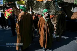 آیین ورود کاروان نمادین حضرت فاطمه معصومه (سلام الله علیها) به قم