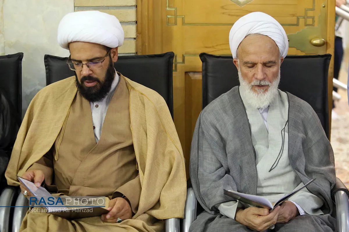 مراسم گرامیداشت دوازدهمین سالگرد ارتحال مرحوم آیت الله مشکینی و هفتمین شب ارتحال مرحوم آیت الله حائری