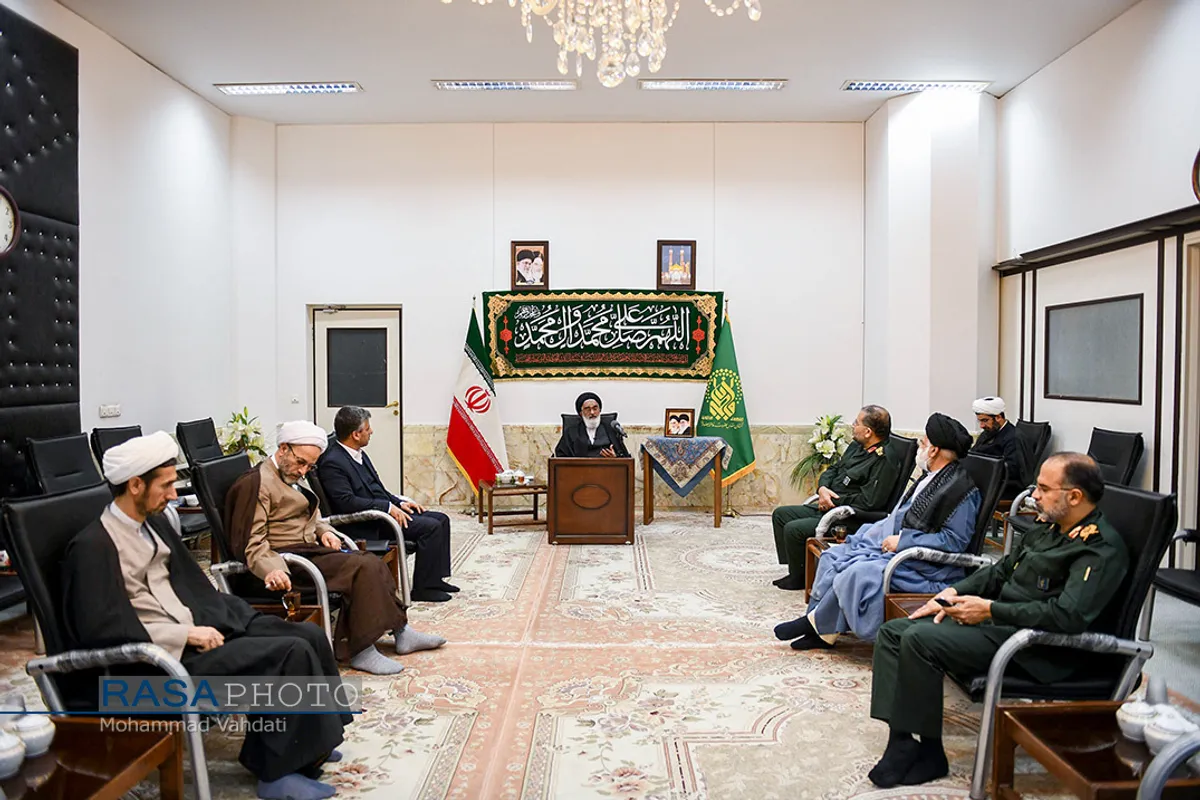 دیدار رئیس سازمان بسیج مستضعفین با مراجع تقلید و علما قم