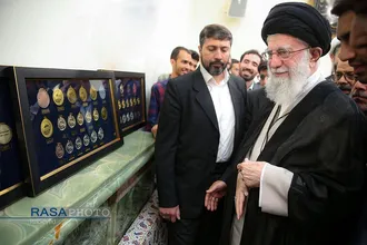دیدار جمعی از مدال&zwnj;آوران المپیادهای علمی با رهبر معظم انقلاب