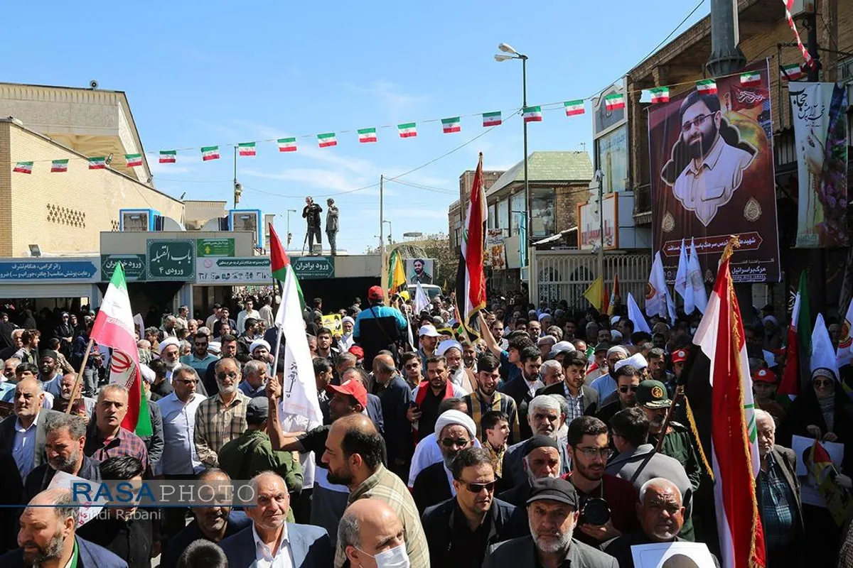 راهپیمایی باشکوه روز قدس در قم
