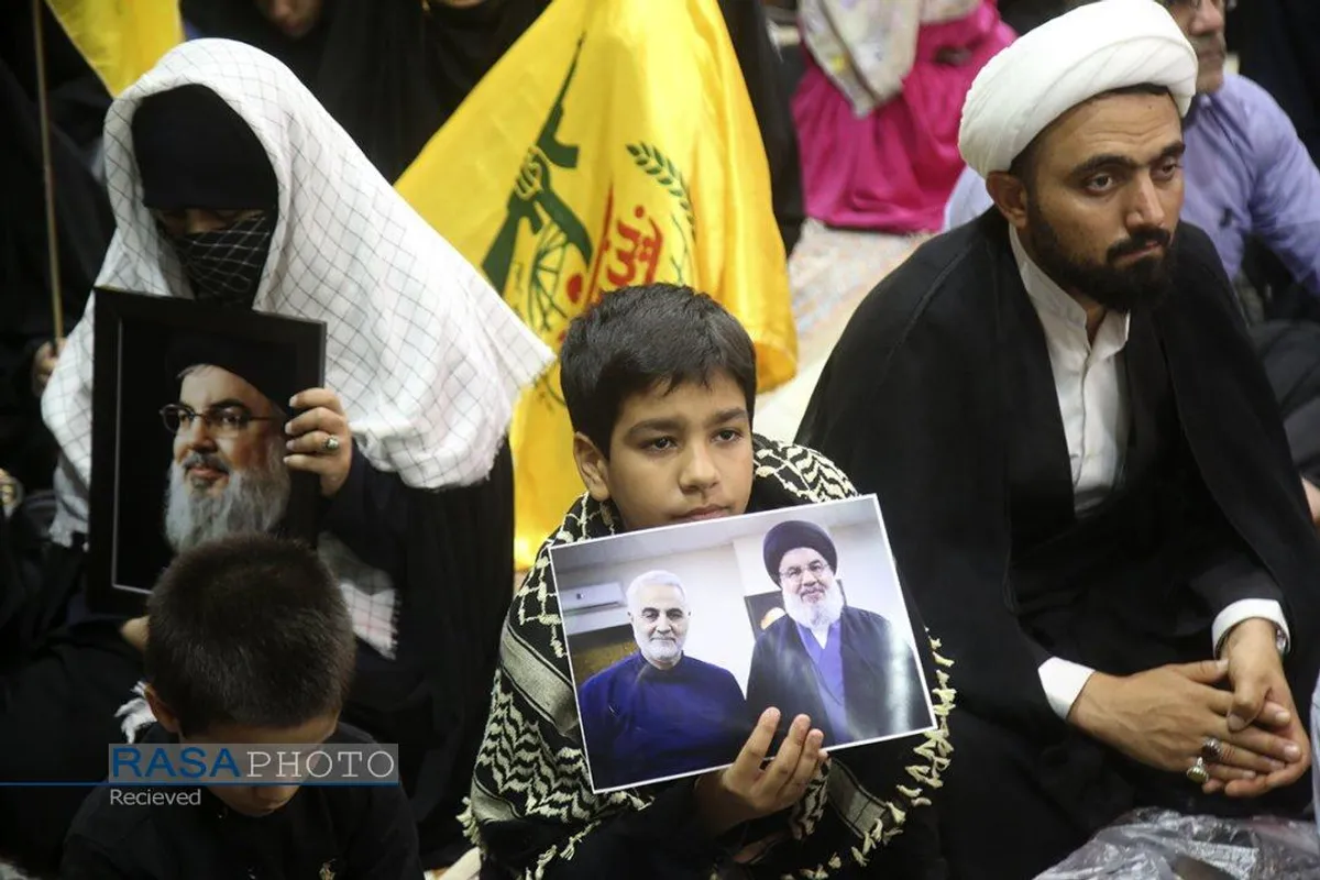 مراسم بیعت با ولی امر مسلمین جهان و گرامی&zwnj;داشت شهید سیدحسن نصرالله