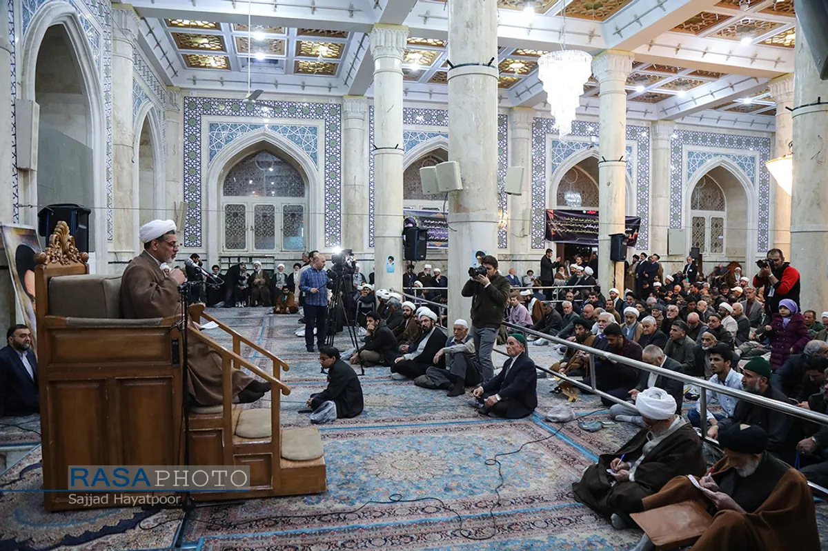 مراسم بزرگداشت بیست و هفتمین سالگرد رحلت آیت الله گلپایگانی&lrm;