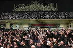 آخرین شب مراسم عزاداری حضرت اباعبدالله الحسین (علیه&zwnj;السلام) با حضور مقام معظم رهبری