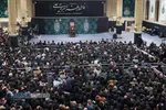 عزاداری شام شهادت حضرت فاطمه&zwnj;زهرا (سلام&zwnj;الله&zwnj;علیها) با حضور رهبر انقلاب