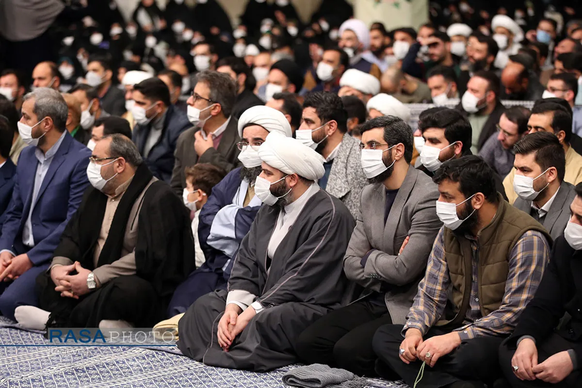 دیدار مداحان اهل&zwnj;بیت (علیهم&zwnj;السلام) با مقام معظم رهبری