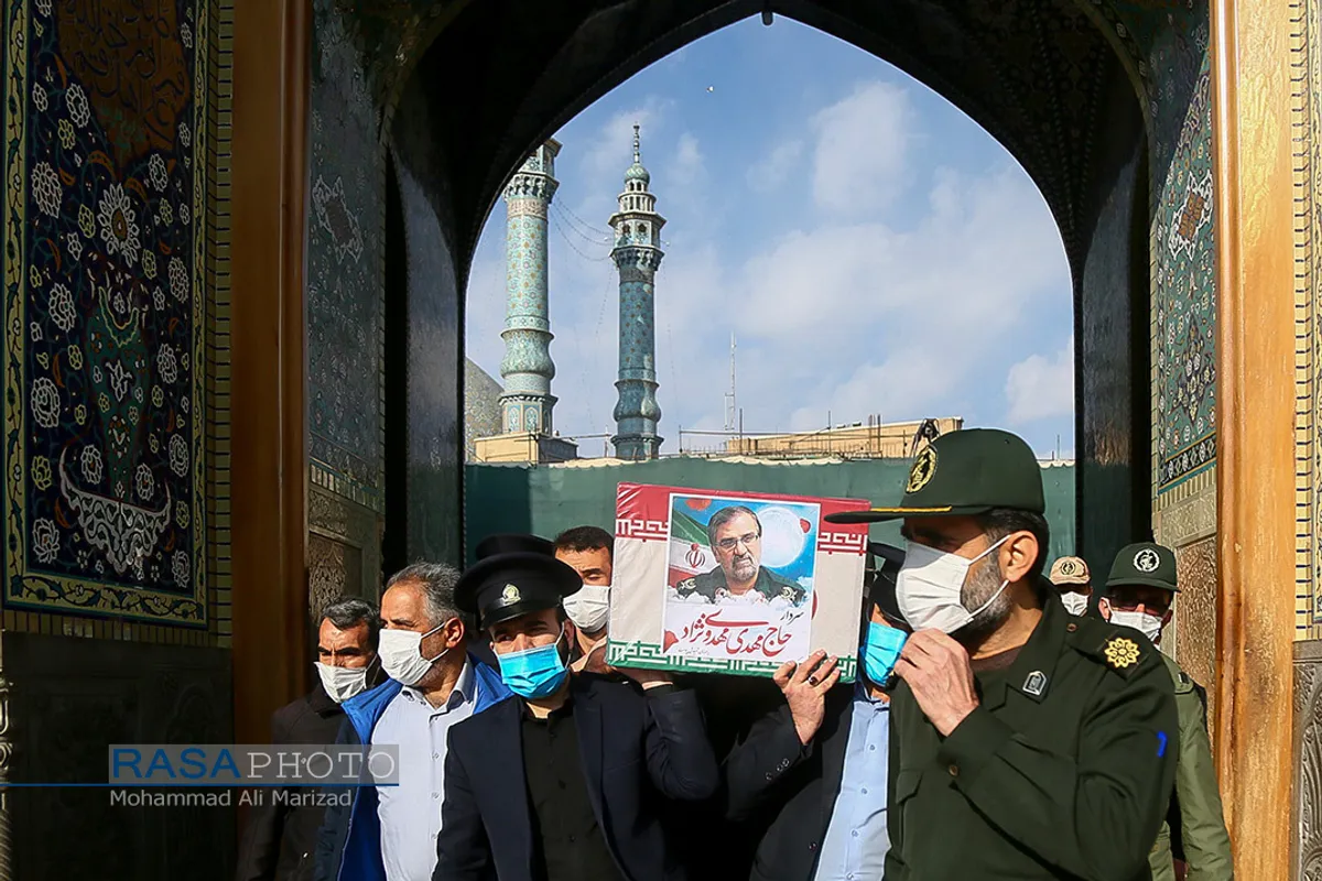 تشییع پیکر مطهر سردار مهدی مهدوی نژاد