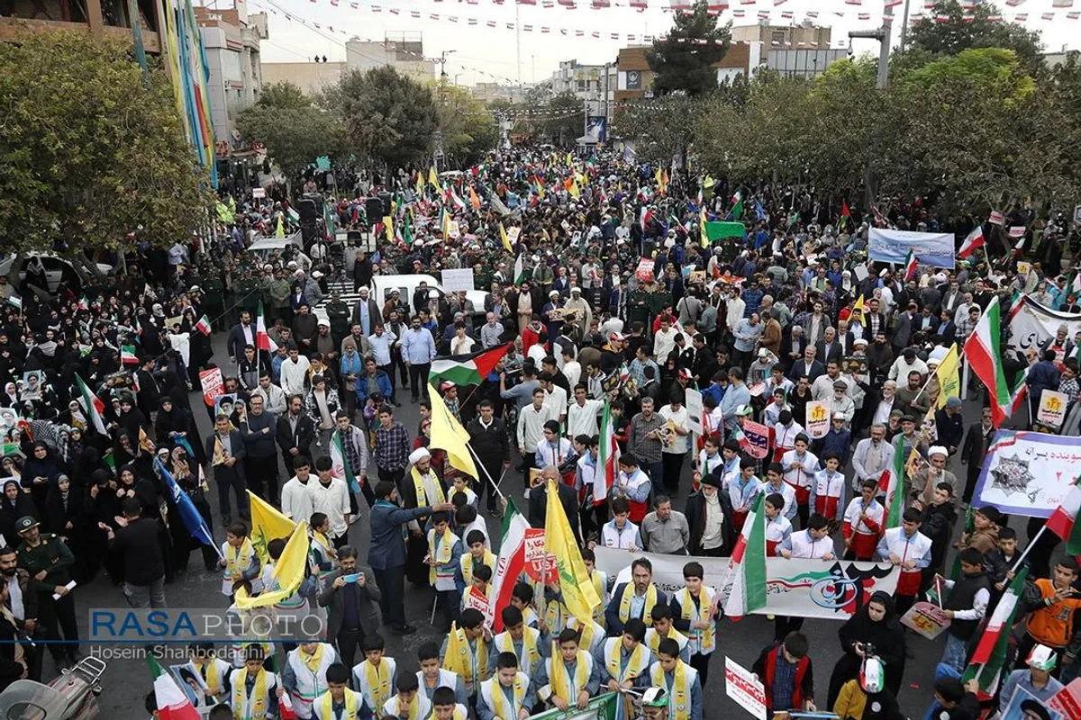 راهپیمایی سالروز یوم الله ۱۳ آبان در قم