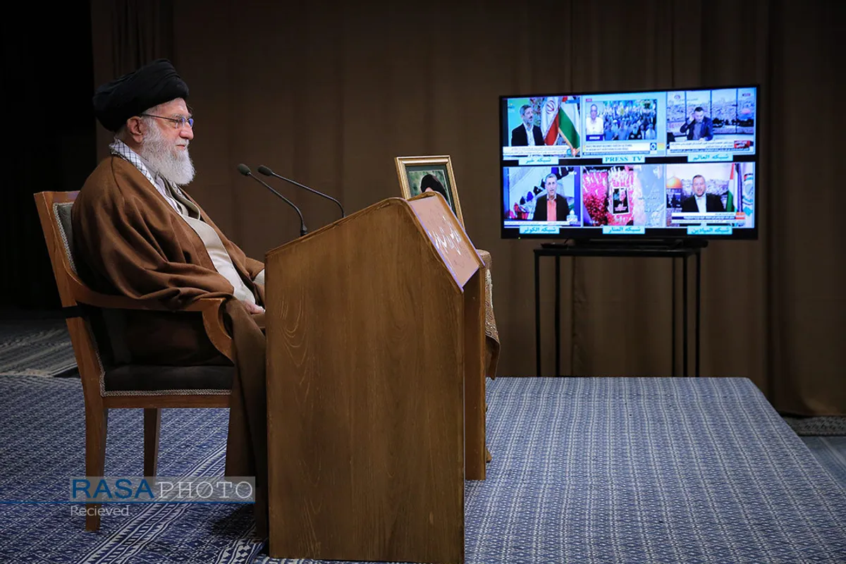 پخش زنده سخنان رهبر معظم انقلاب اسلامی به&zwnj;مناسبت روز جهانی قدس