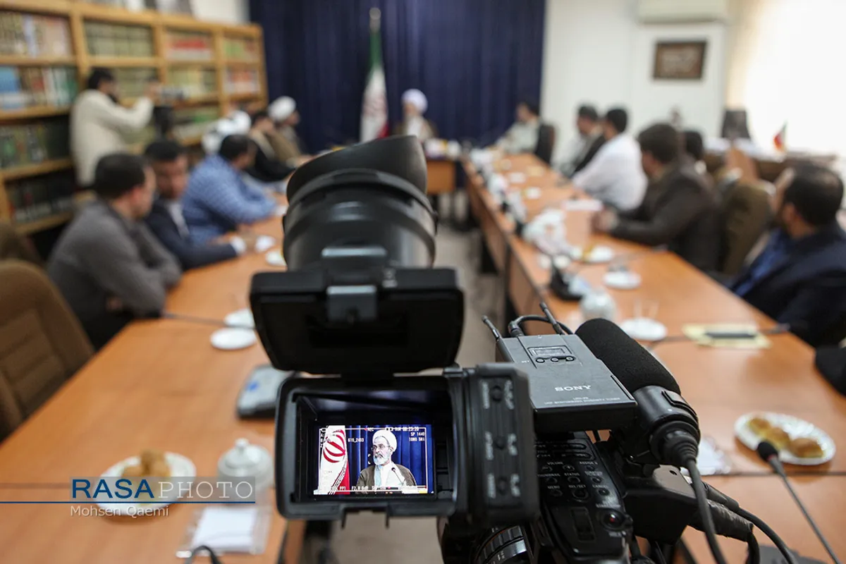 دیدار مدیرعامل و مسئولین خبرگزاری رسا با آیت الله اعرافی
