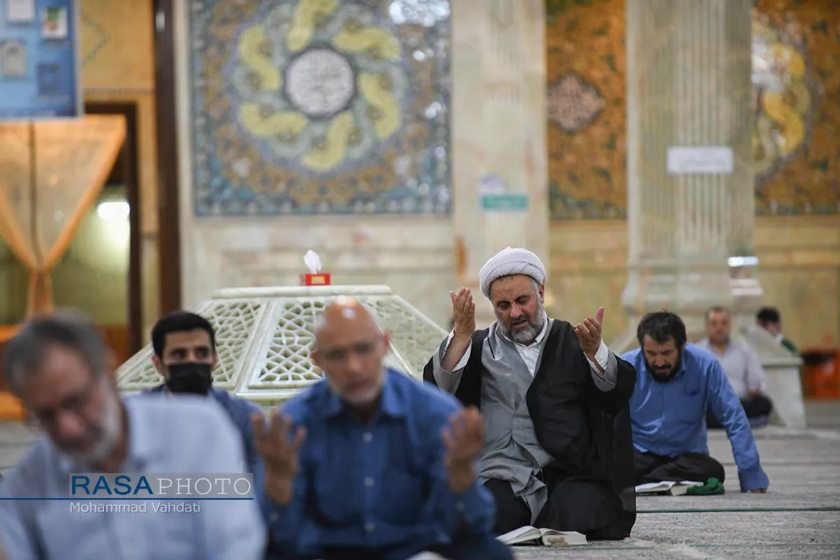 مراسم مناجات خوانی شب&zwnj;های ماه مبارک رمضان در مسجد امام حسن عسکری (ع)