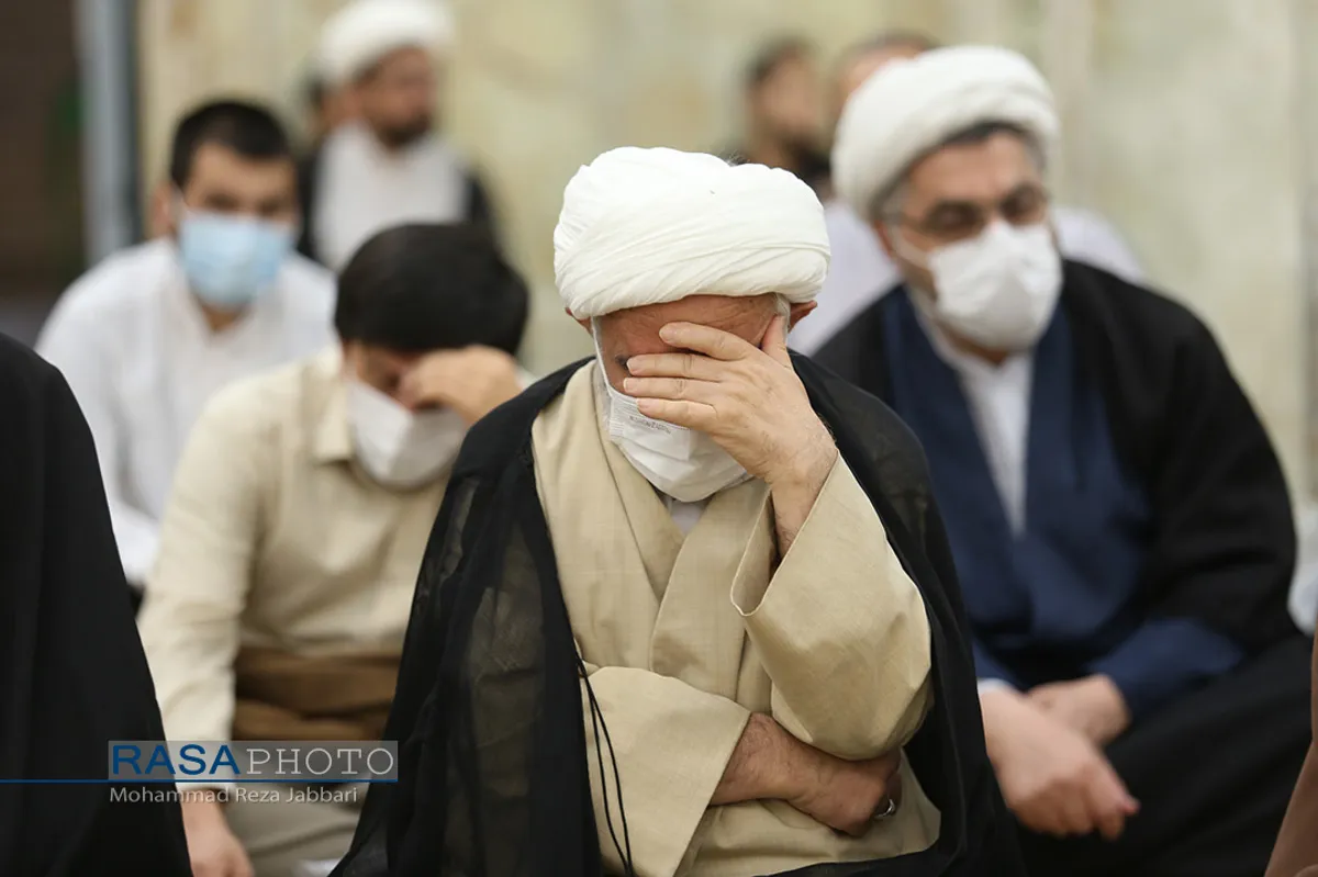 مراسم ختم همسر آیت الله جوادی آملی