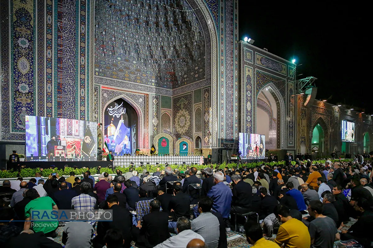 مراسم احیا شب بیست و سوم ماه مبارک رمضان در حرم مطهر رضوی