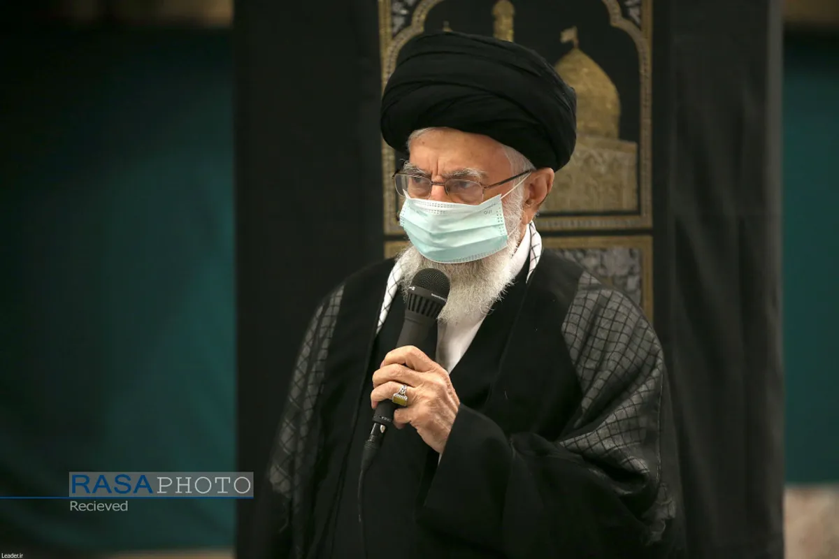 عزاداری اربعین حسینی هیئت&zwnj;های دانشجویی در حسینیه امام خمینی (ره) با حضور مقام معظم رهبری