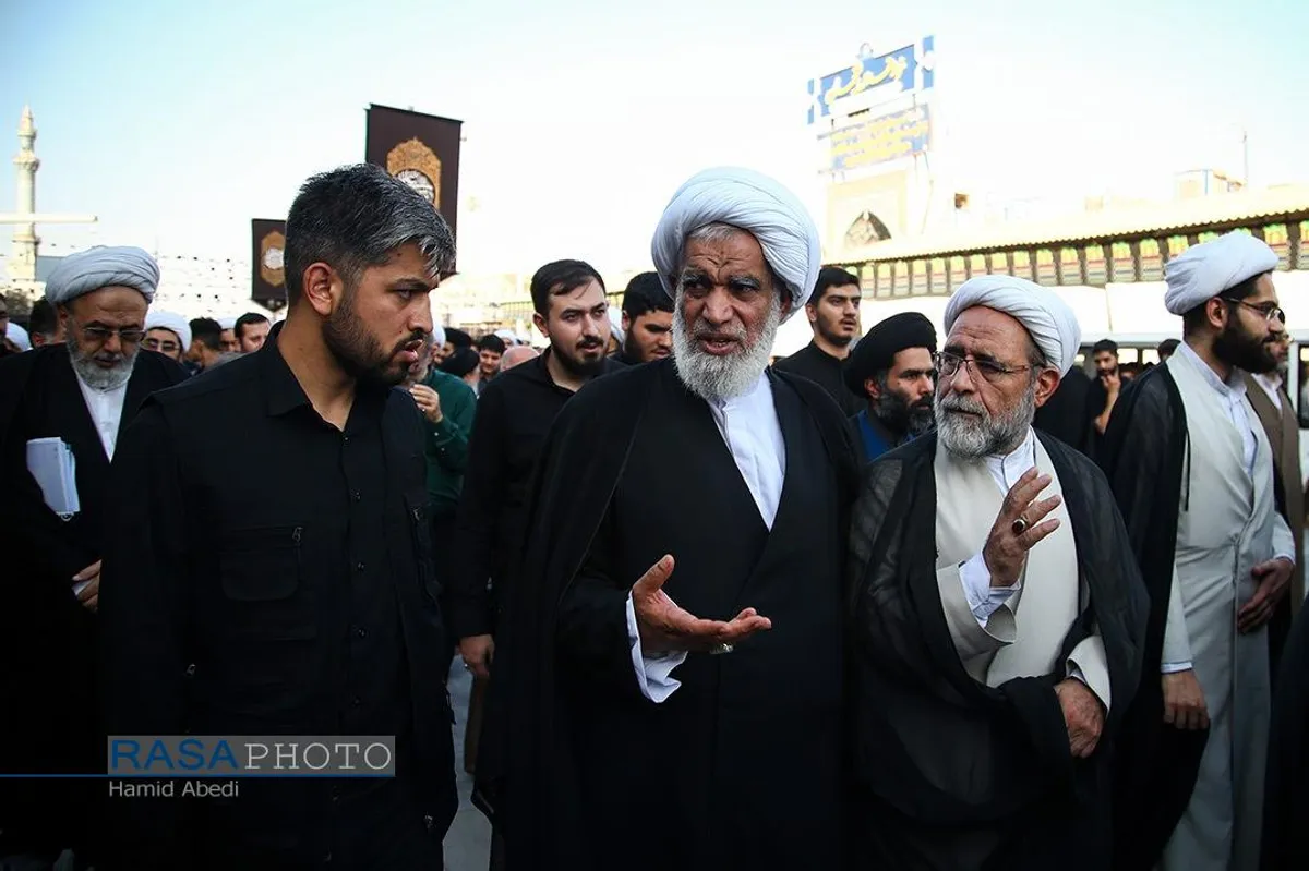 تشییع همسر آیت الله شبیری زنجانی