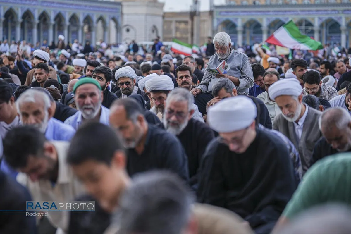 مراسم پر فیض دعای عرفه در مسجد مقدس جمکران