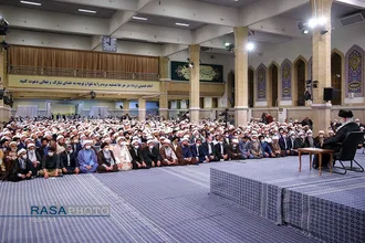 دیدار جمعی از مبلغان و طلاب حوزه&zwnj;های علمیه سراسر کشور
