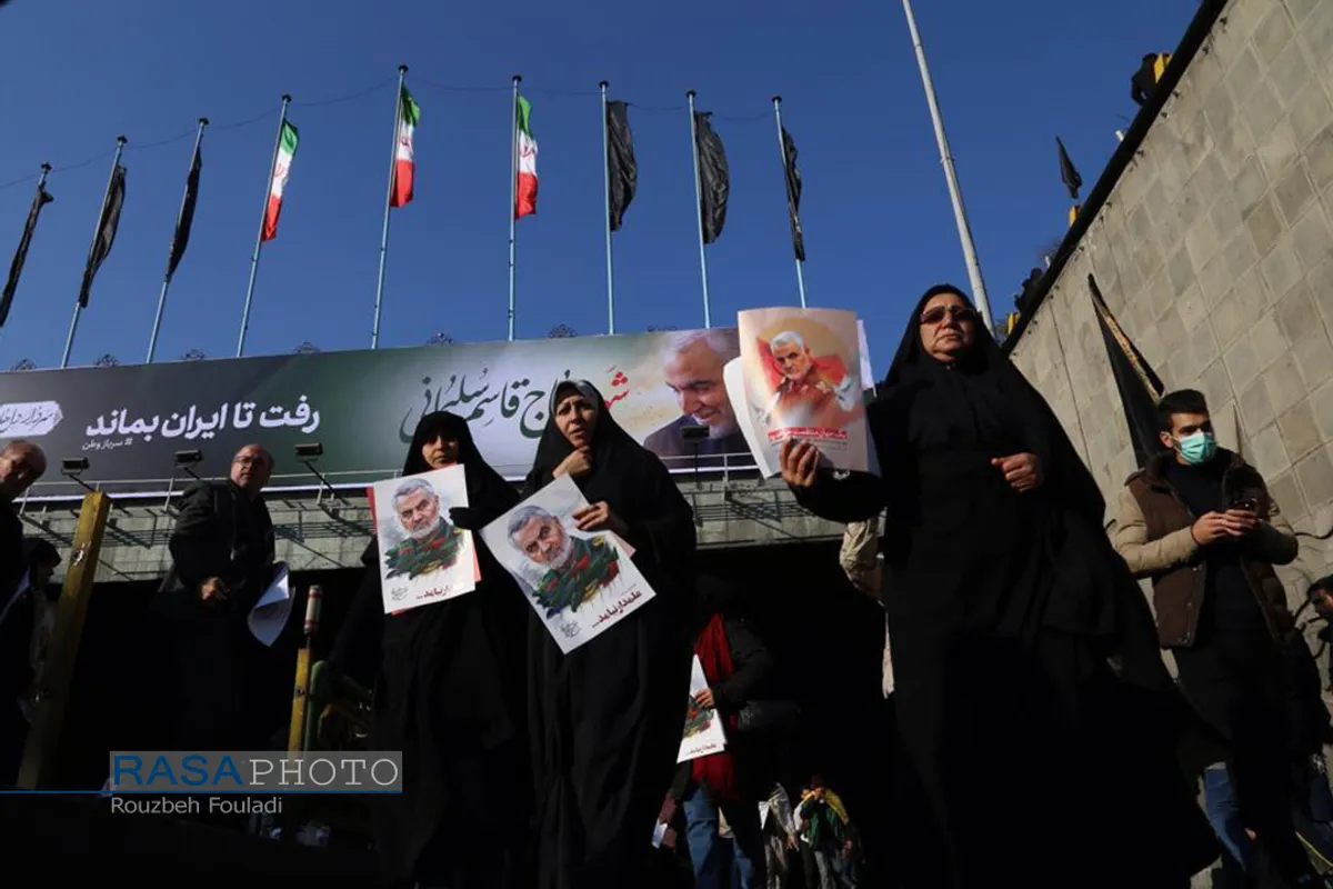 تشییع باشکوه سپهبد شهید حاج قاسم سلیمانی در تهران