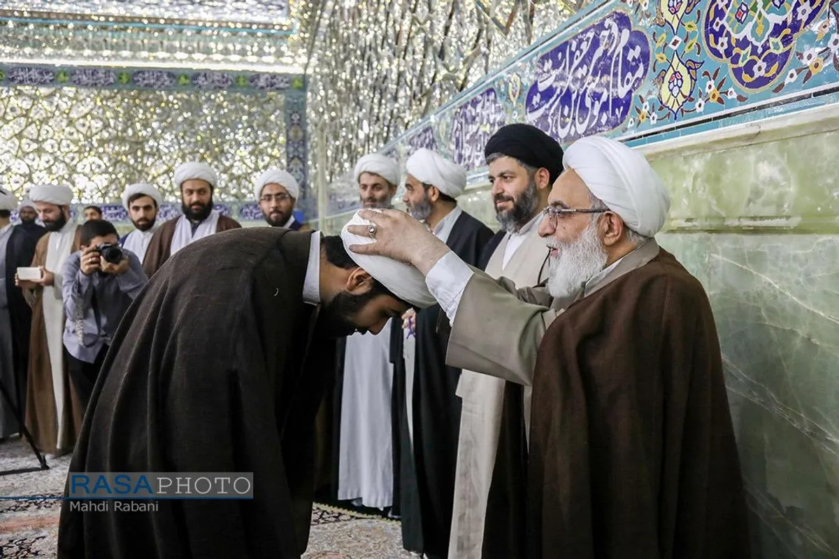 گردهمایی اساتید و طلاب مجموعه مدارس علمیه آل یاسین (علیهم&zwnj;السلام) و موسسات پژوهشی تابعه و جشن عمامه گذاری تعدادی از طلاب با حضور و سخنرانی آیت الله شب زنده دار