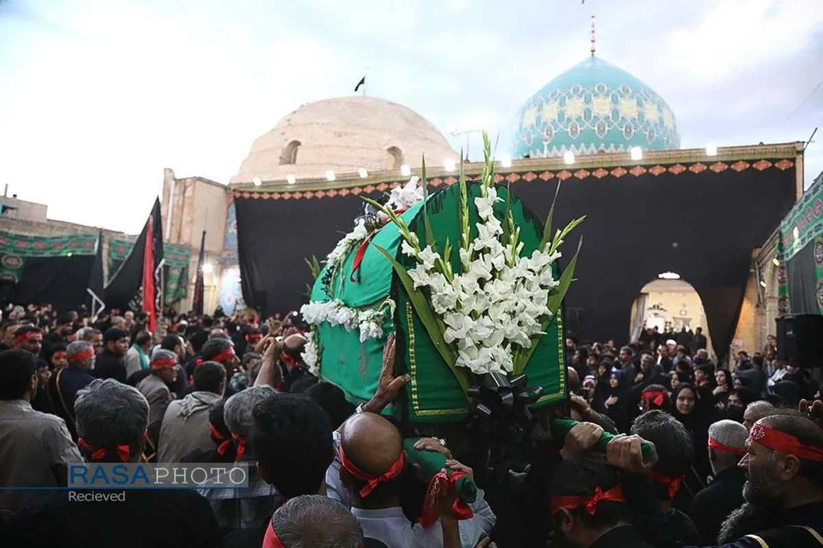 دسته عزاداری روز شهادت حضرت امام جواد الائمه (علیه&zwnj;السلام) با حضور ستاندار قم