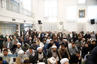 بزرگداشت شهدای غزه و اعلام حمایت از ملت فلسطین در دفتر حضرت آیت&zwnj;الله نوری همدانی