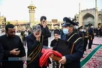 مراسم تعویض پرچم حرم حضرت معصومه (سلام الله علیها) در شب اول محرم ۱۴۴۴