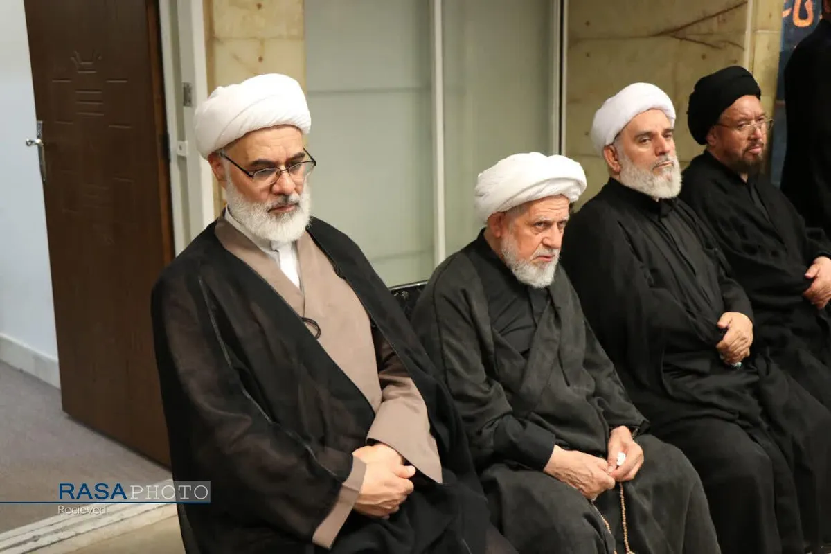مراسم عزاداری تاسوعای حسینی در بیت حضرت آیت الله نوری همدانی
