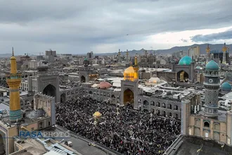 مراسم تحویل سال ۱۴۰۳ در حرم مطهر رضوی