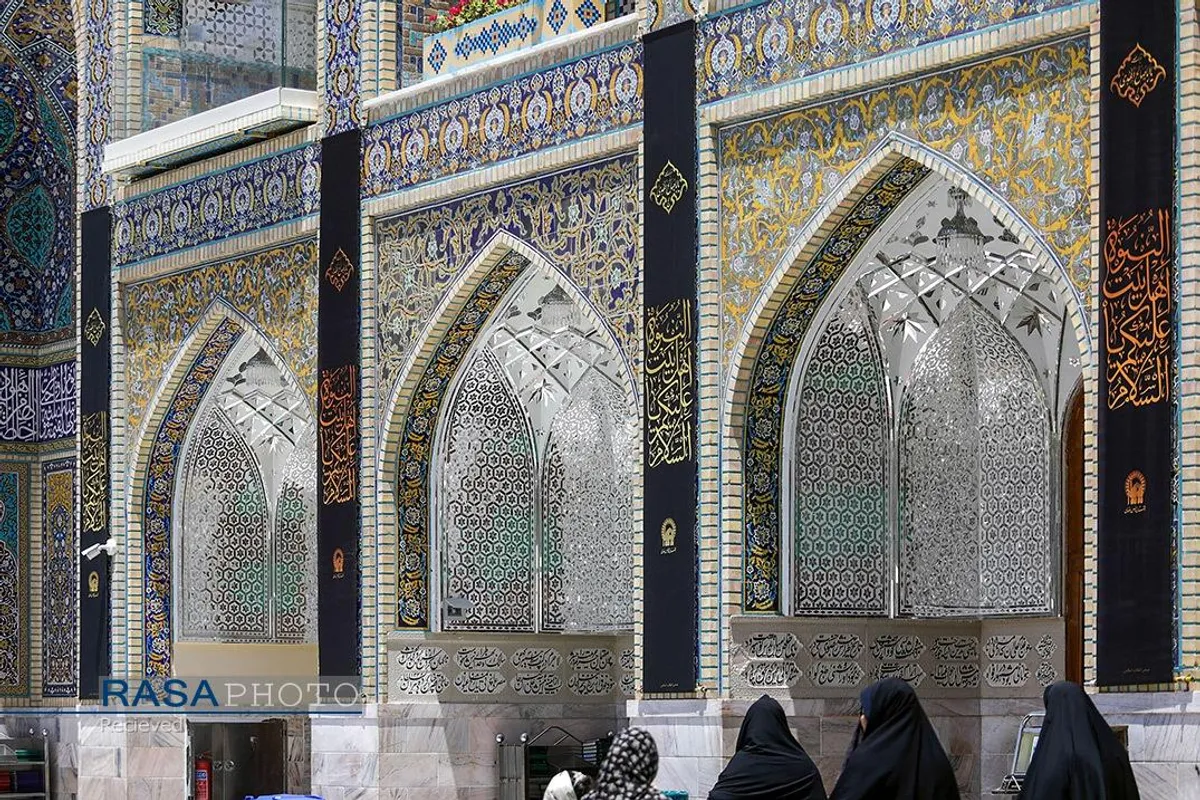 سیاه&zwnj;پوشی حرم مطهر رضوی در آستانه ماه محرم