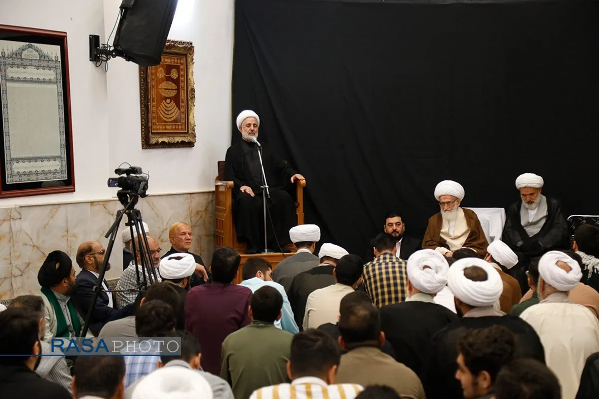 بزرگداشت شهدای غزه و اعلام حمایت از ملت فلسطین در دفتر حضرت آیت&zwnj;الله نوری همدانی